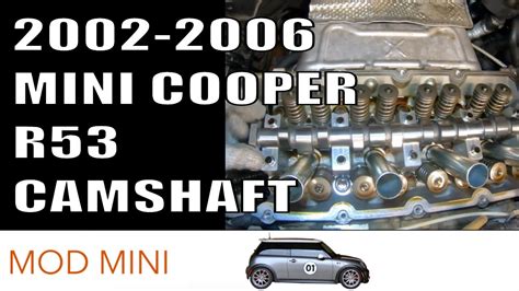 5-inch exhaust unit with Milltek downpipe, sports. . Mini cooper s r53 cam upgrade